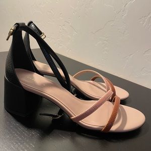 Ankle Strap High Heeled Sandals